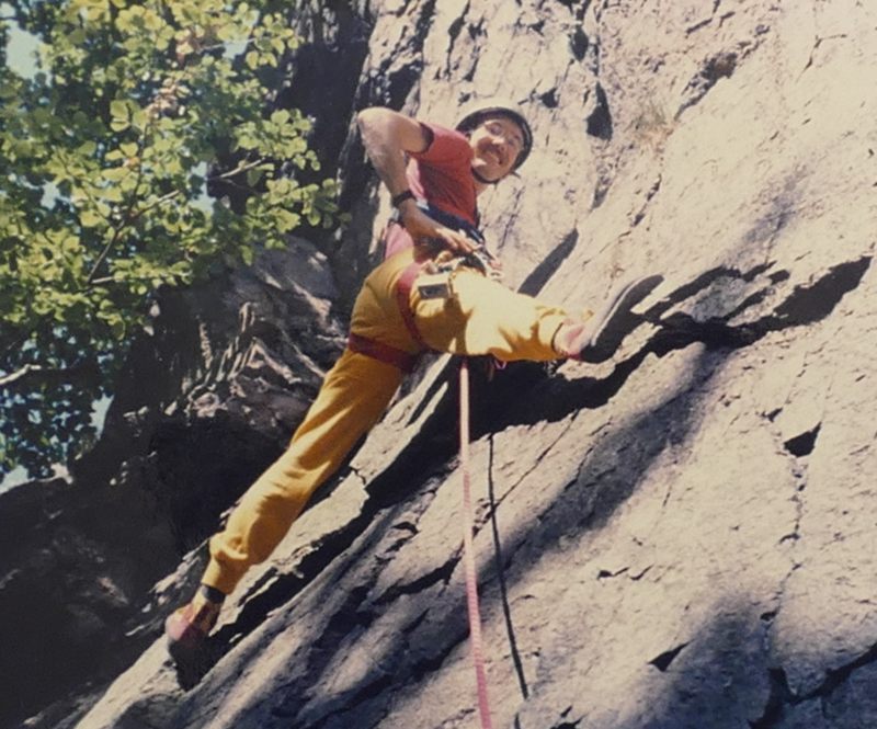 Mit Klaus in der Wand