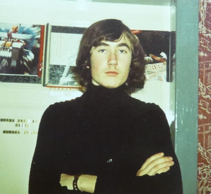 Als Primaner vor der Tür