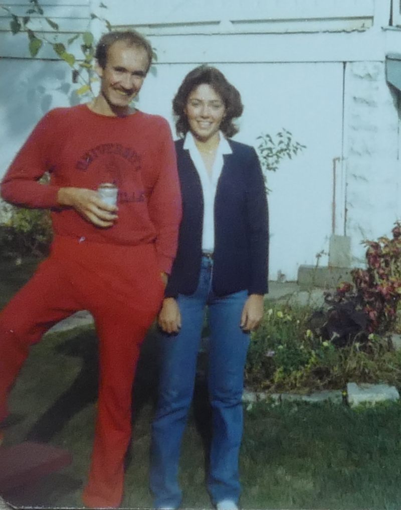 Jeannette und ich 1981
