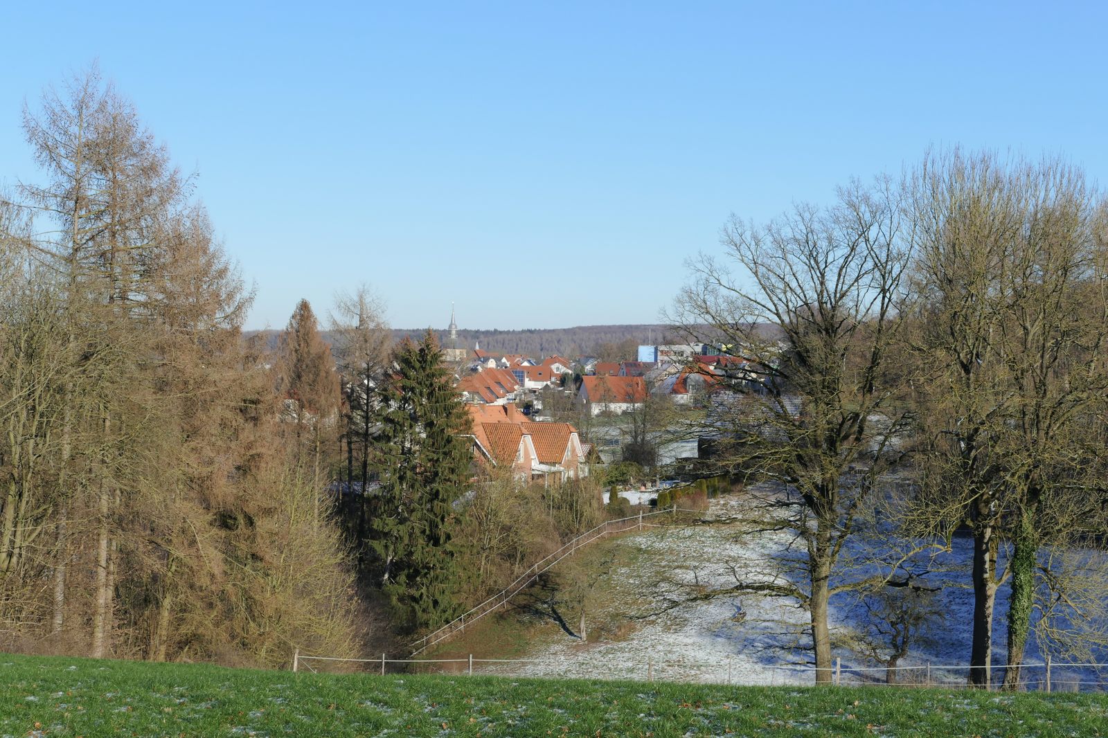 Blick aus dem ... auf Büren: Januar 2019
