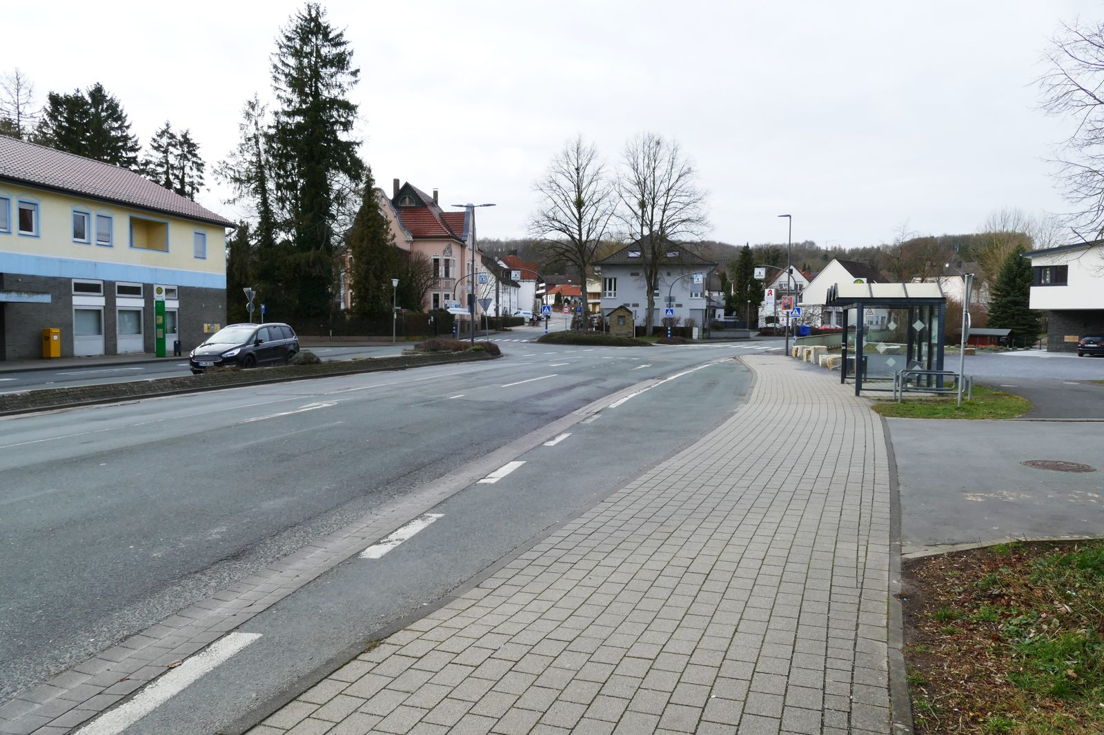 Hier soll ein Kreisverkehr gebaut werden: 21.02.2020