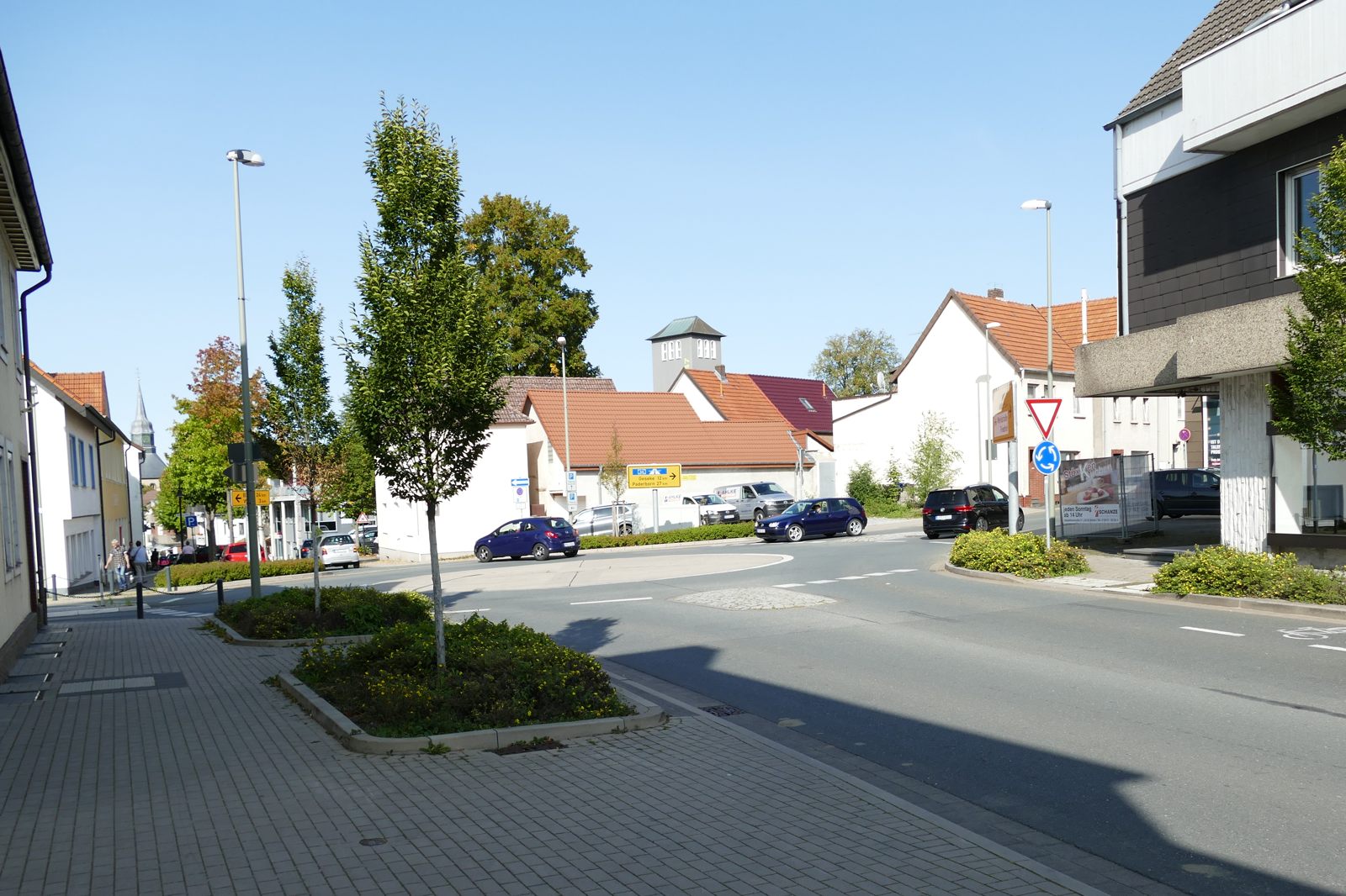 Kreisverkehr Burgstraße/Bruchstraße