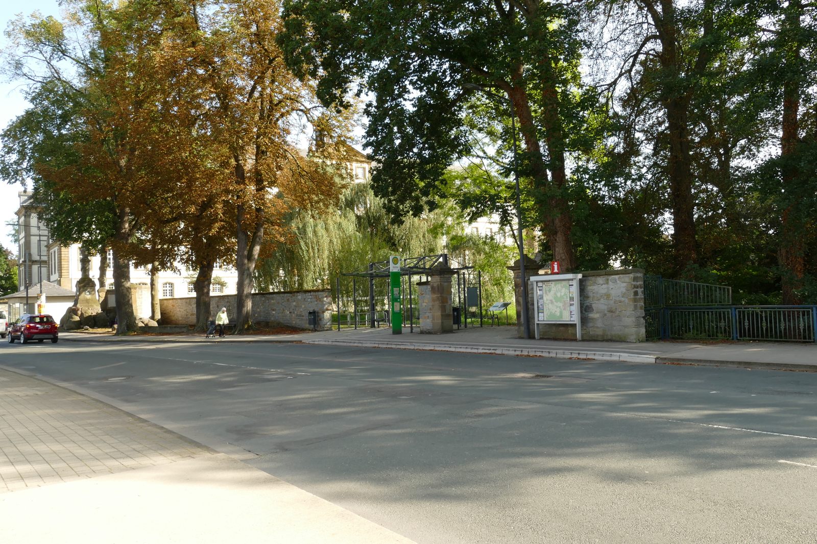 Kleinstadtidylle an der Bahnhofstraße