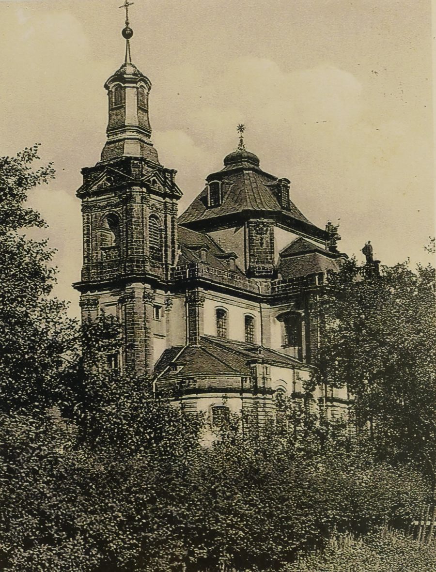 Blick auf die Jesuitenkirche in den 1930ern