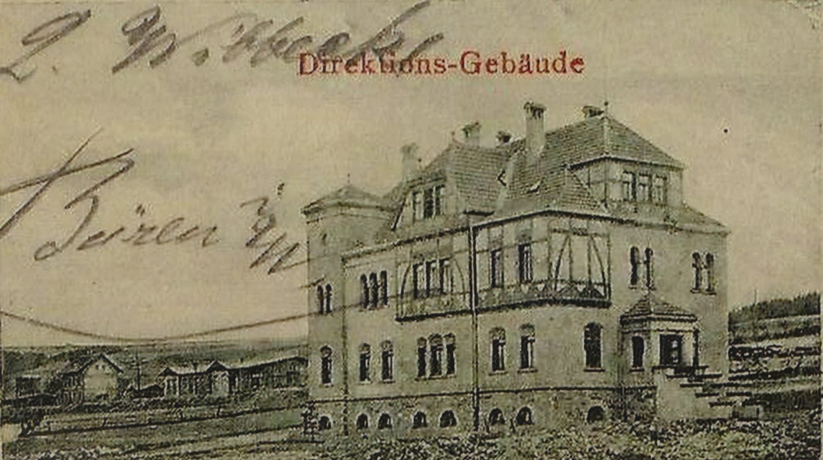 Burania Direktionsgebäude im Jahre 1901