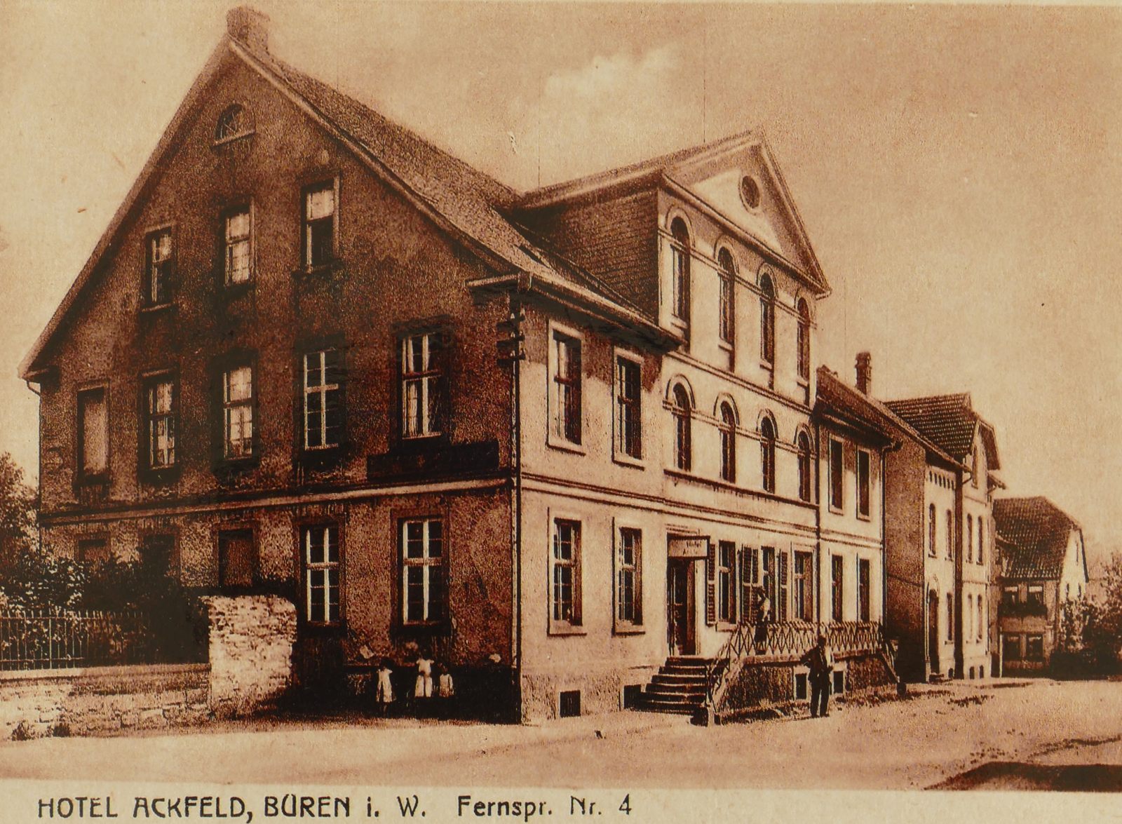 Hotel Ackfeld um 1910
