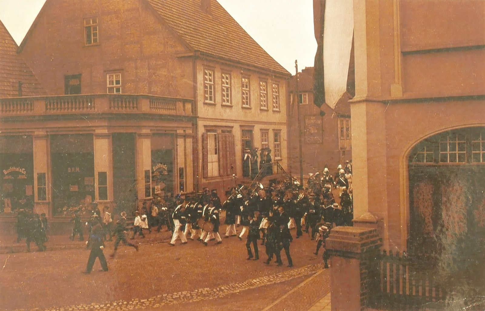 Buchtal & Co. in den 1920ern - Bertholdstraße/Aftestraße