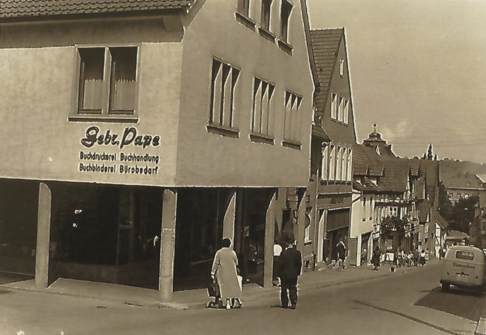 Burgstraße um 1960