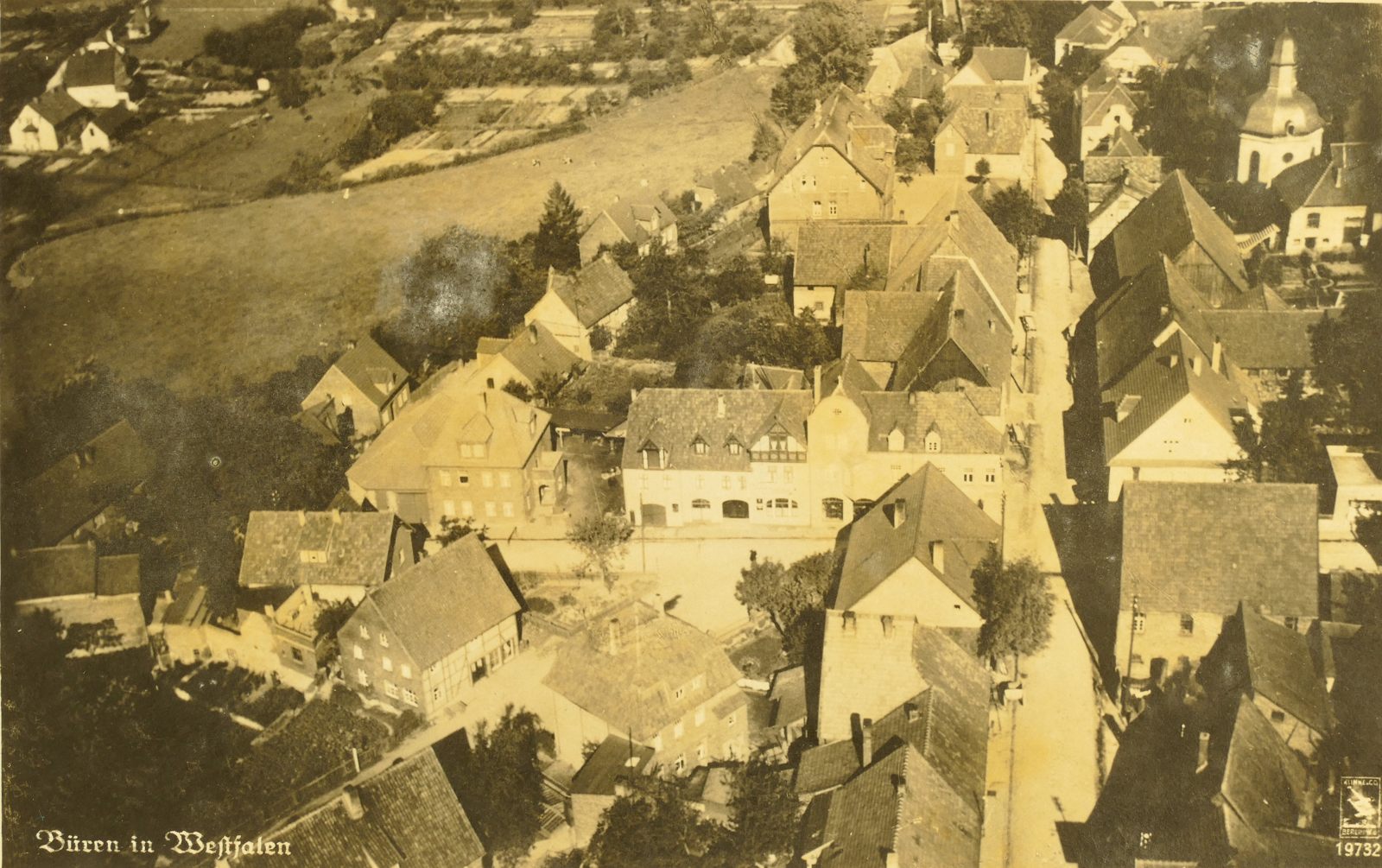 Blick auf die Briloner Straße/Rosenstraße in den 1930ern