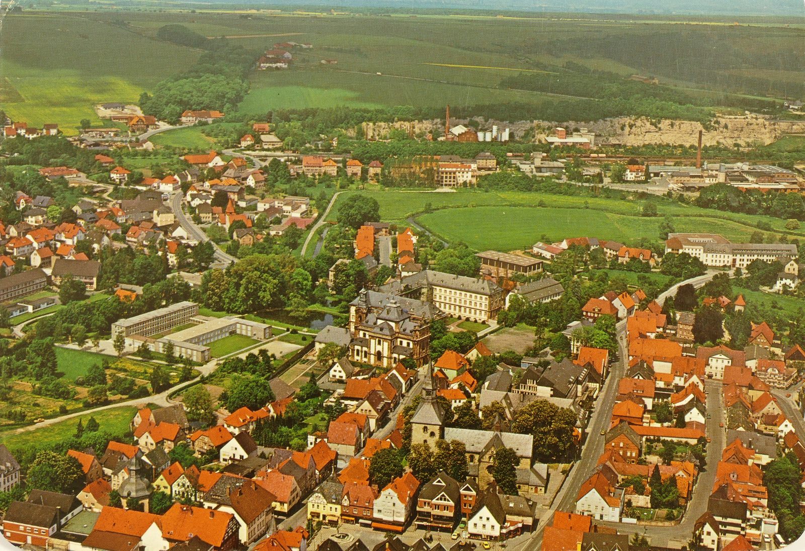 Büren von Süden in den 1980ern