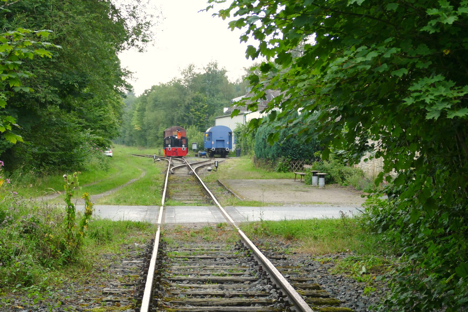 Ehemaliges Bahnhofsgelände an der Bahnstrecke Paderborn-Büren-Brilon
