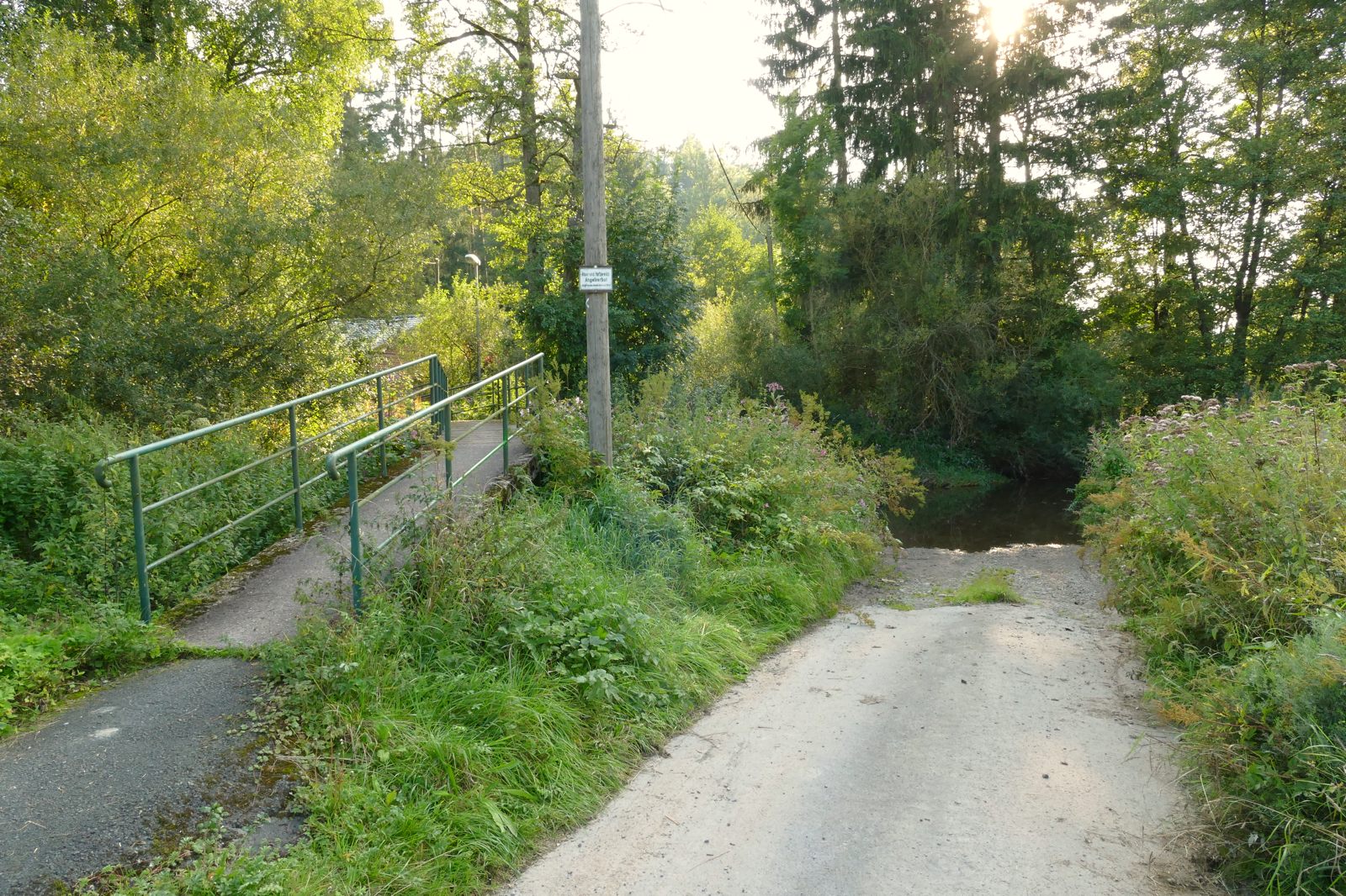 Almeübergang am Sägewerk/Zimmerei Kröger