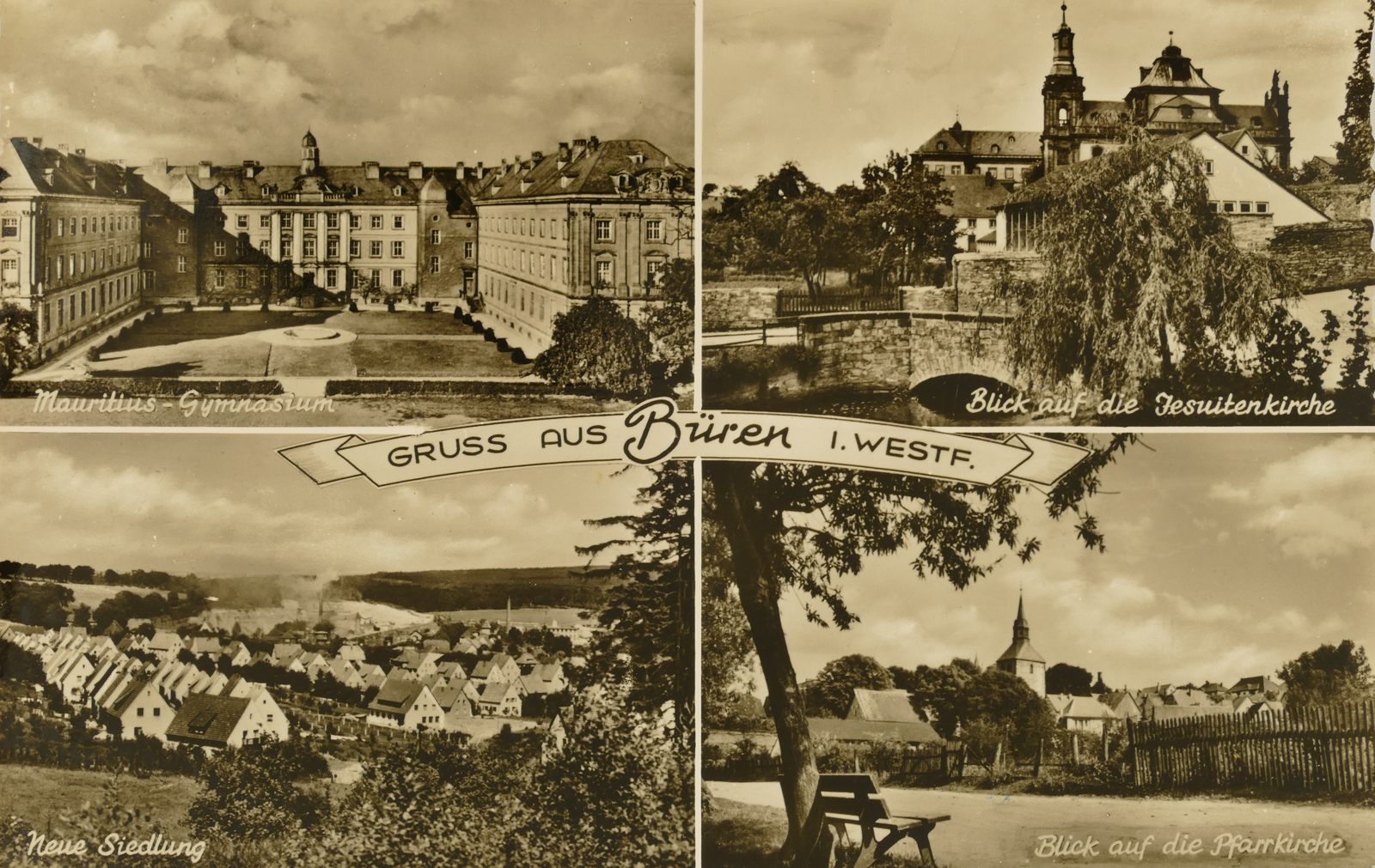 Büren 4er Jesuitenkirche um 1960 1600