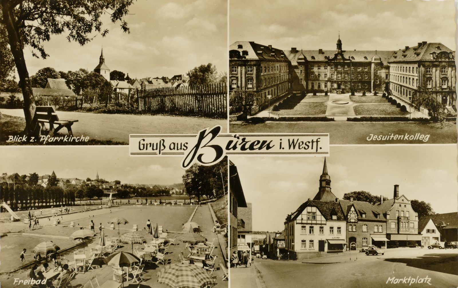 Büren 4er Markt 1960 1600