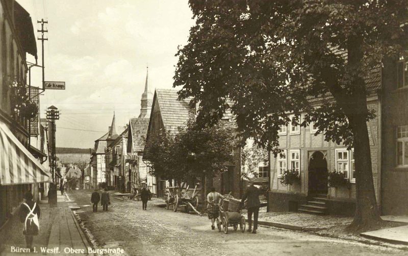 1920er Burgstraße ab Kramps