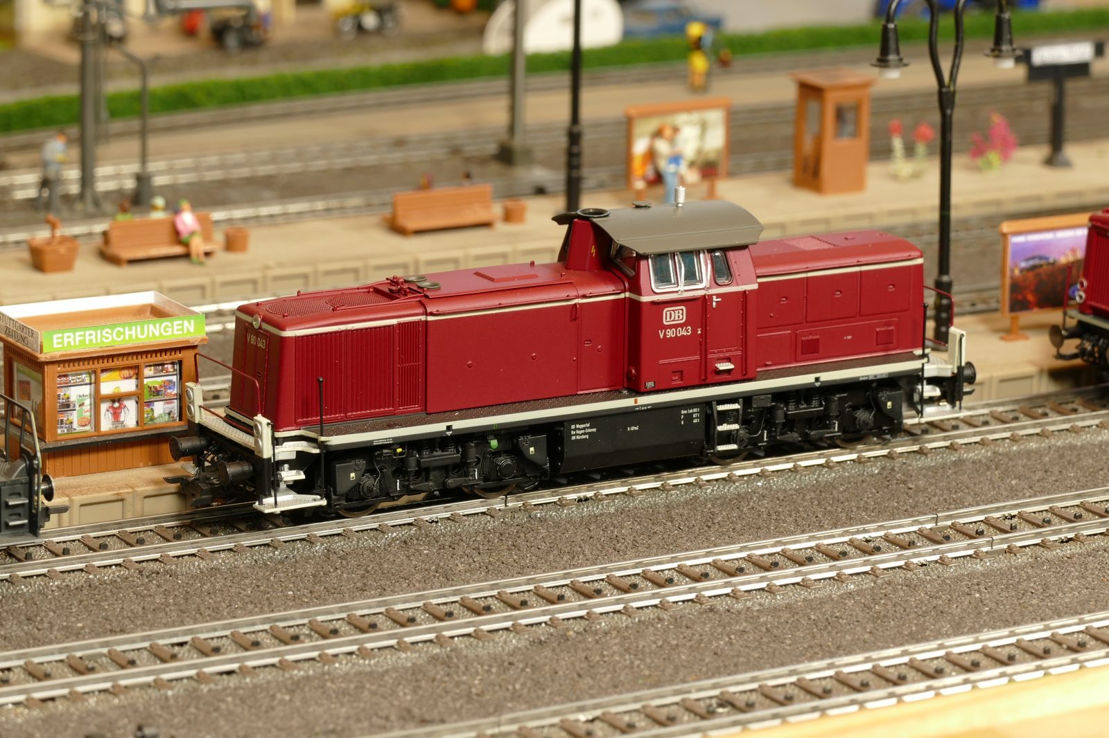 Die deutlich stärkere Rangierlok V90