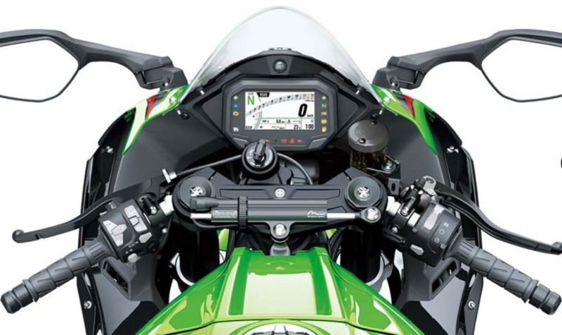 2021er Kawasaki ZX10R Cockpit